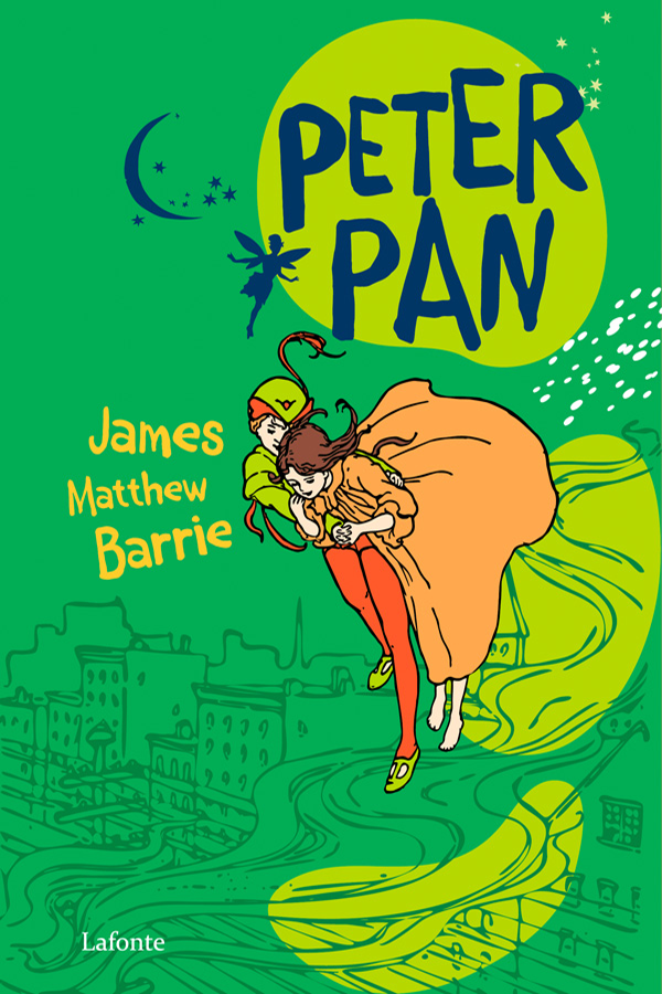 Capa do livro 'Peter Pan', de James Matthew Barrie. Editora Lafonte. Produzido no âmbito do PNLD 2023.